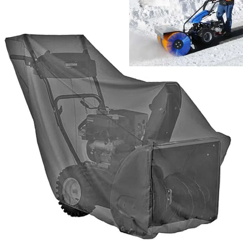 

Outdoor Waterproof Snow Blower Cover For Electric Two-stage Snow Blowers Oxford Cloth Snowplow Cover For Electric Snow Blower