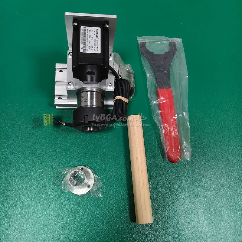 LY DIY 4th Axis Rotary Axis Center Height 64mm with Standard ER40-30mm Chuck for CNC Router Wood Engraving Machine Use