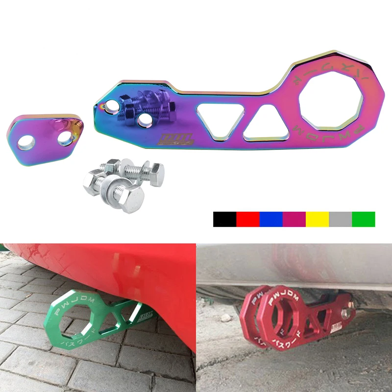 

Racing Rear Tow Hook Aluminum Alloy Rear Tow Hook For Honda Civic RS Applicable to Toyota, Honda, Chevrolet, Ford,etc