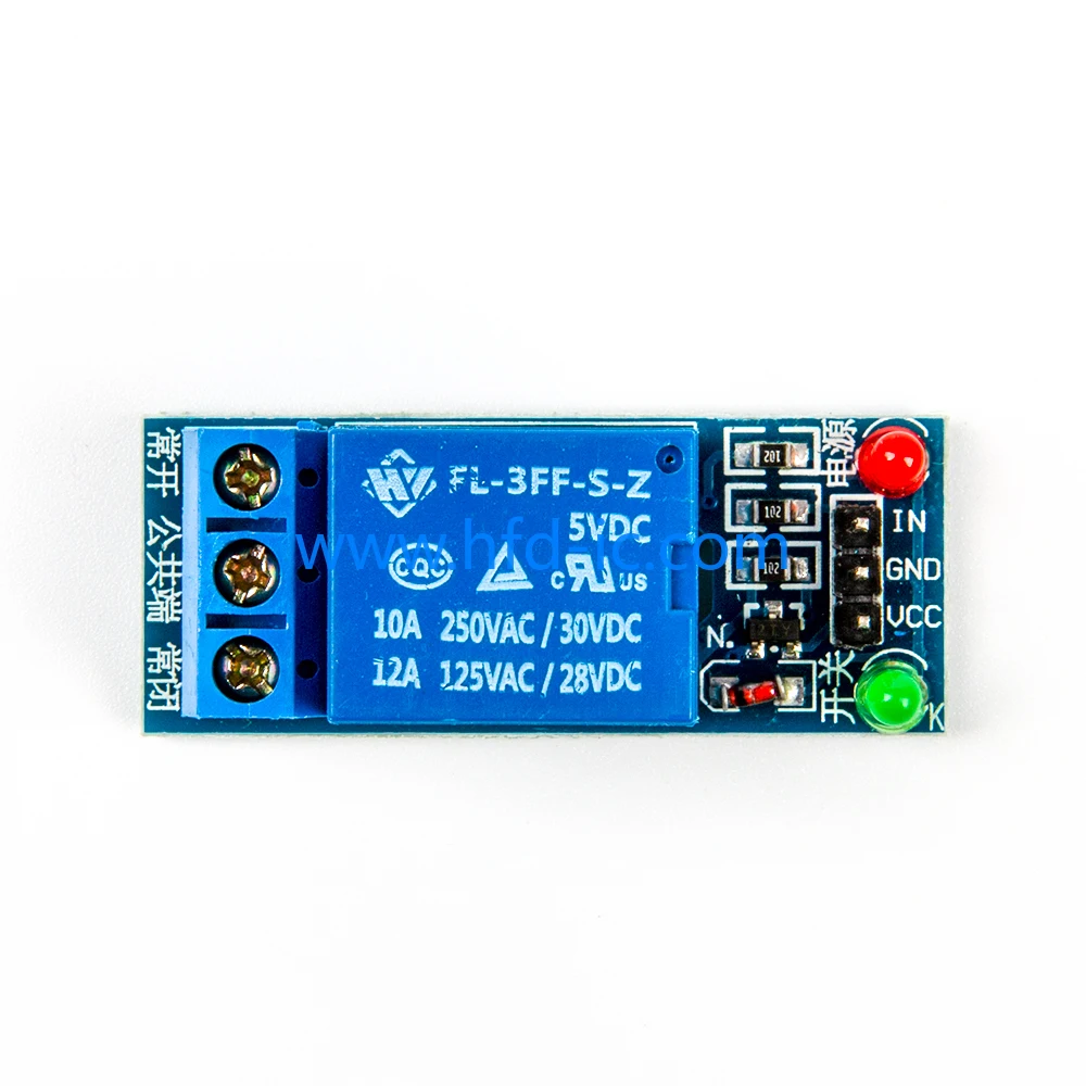 Hot Sell 1 Channel 5V Relay Module JQC-3FF-S-Z With Led JQC-3FF-S-Z