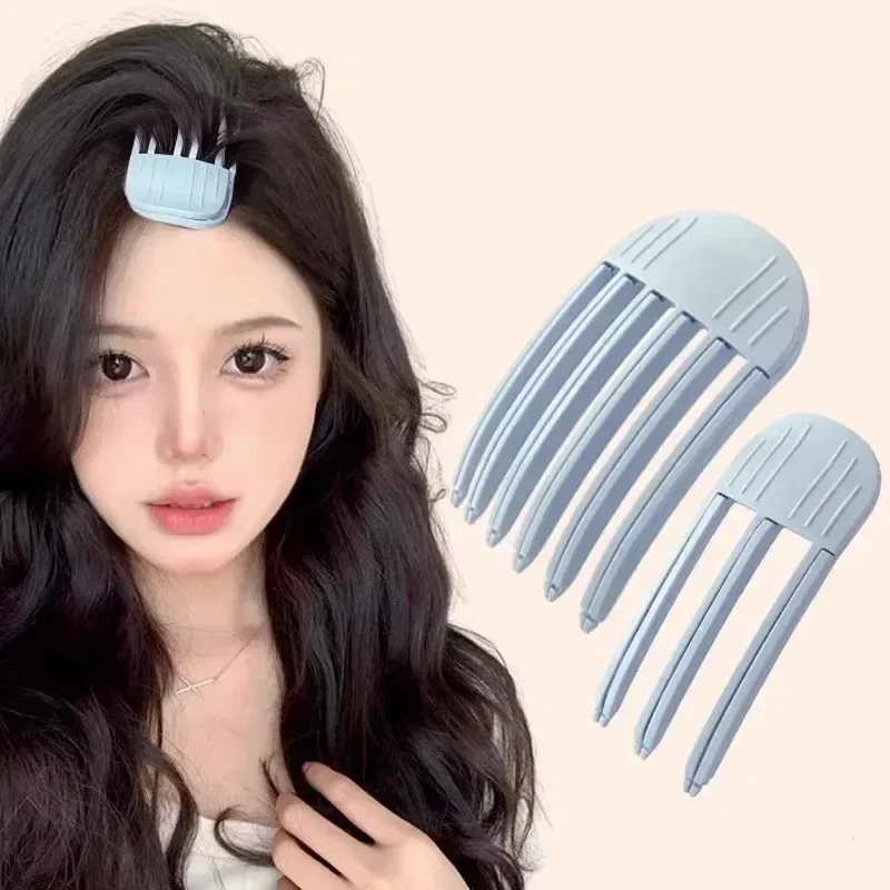 رقيق دبوس الشعر الشباك الانفجارات مقاطع جذور الشعر تكثيف مقاطع الشعر النساء الشباك شكل ثابت مقاطع موضة حجم بكرة الشعر #6