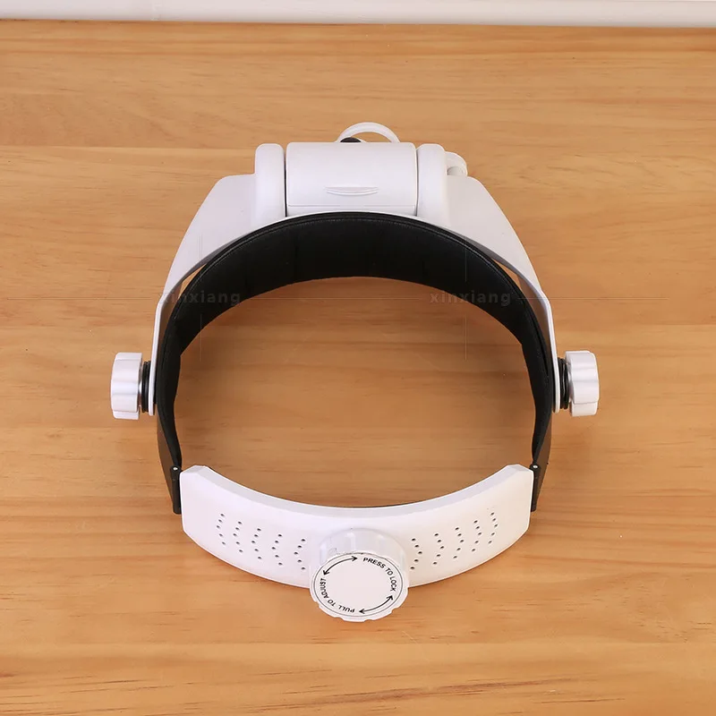 The Elderly Wear Magnifying Glass 15 Kinds of Magnification Combination Beauty Grafting Eyelash Glasses with Light Reading