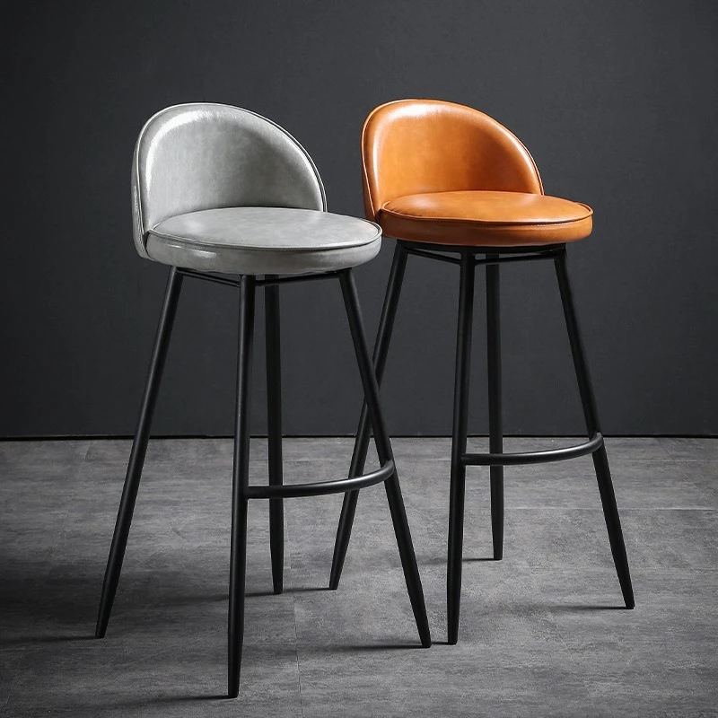 Wrought iron bar chair Home high stool Modern simple bar chair