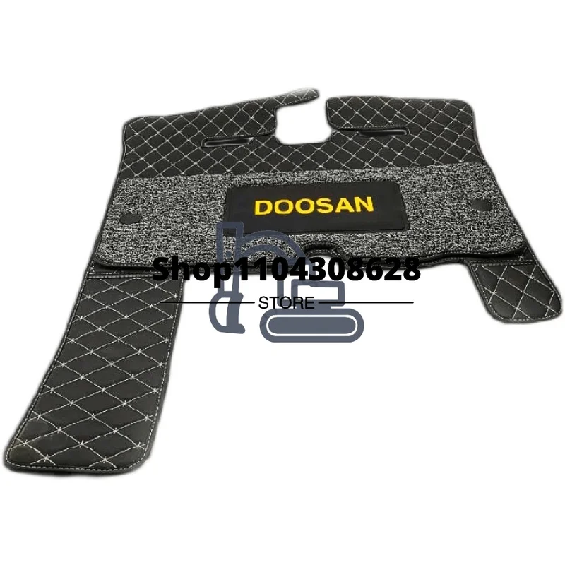 For Doosan Daewoo Excavator DX150 215 225 230 260 380-9C Cab Floor Rubber Mats