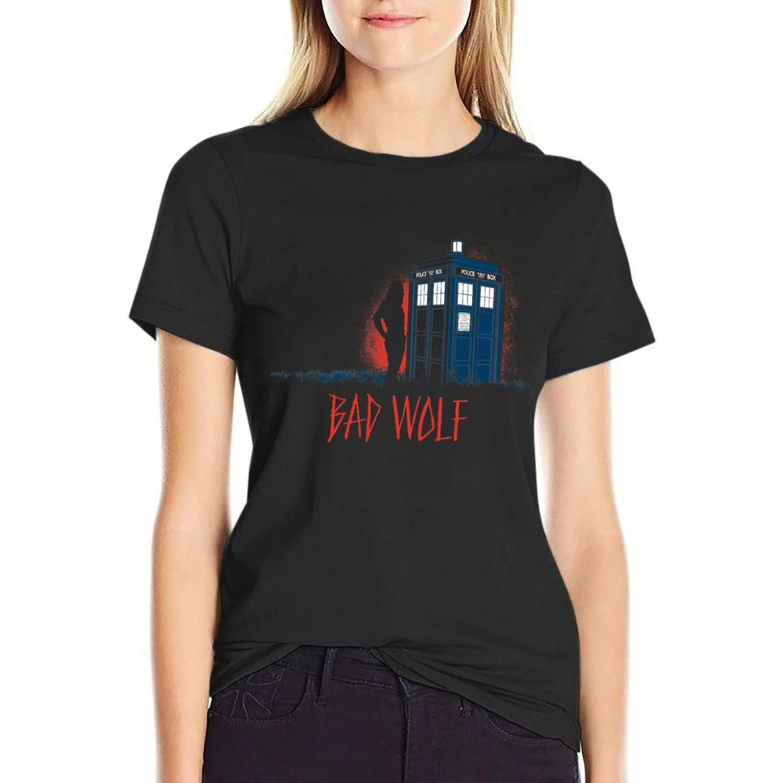 

Bad Wolf T-Shirt plain customs t shirts for Women loose fit