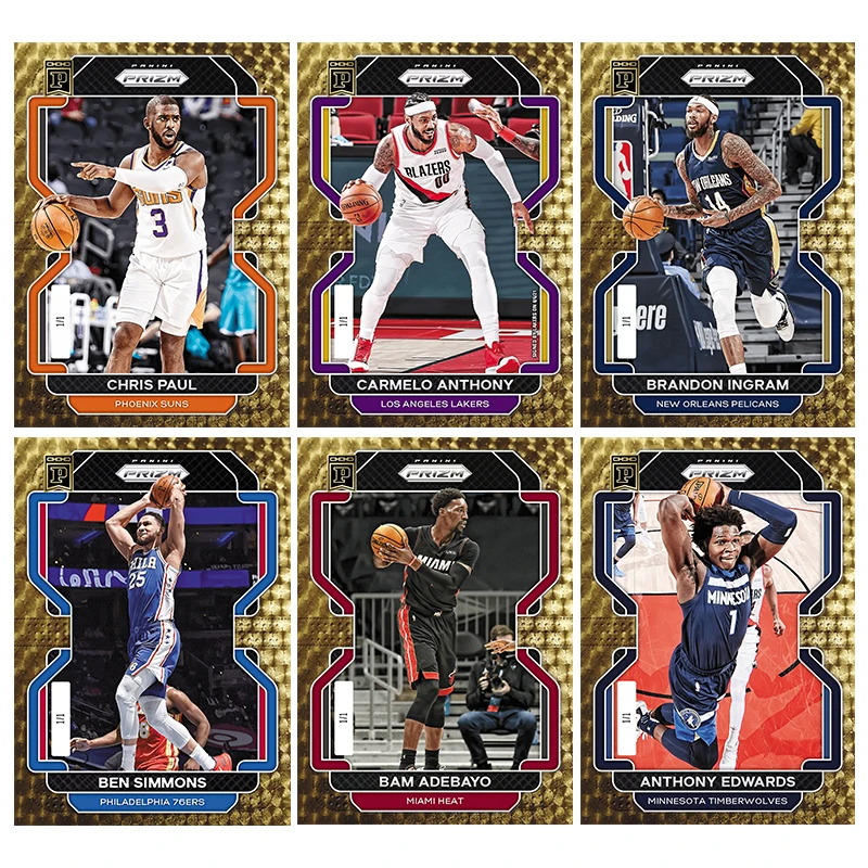 Homemade Diy 2021 Panini Blockchain Nba Packs Prizm Entertainment Durant James Rose Magic Basketball Collection Card Toys Gift