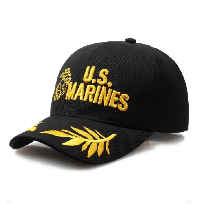 Casquette de baseball du Corps des Marines pour hommes et femmes, Snapback cool, chapeau de sport de golf de style américain, chapeaux de fête de