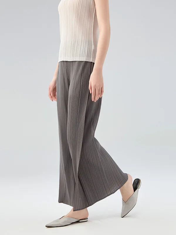 

Loose Fashion Wide Leg Pants Straight Cut Women's Spring Summer Autumn Elegant mid Waist Long Trousers Casual Style