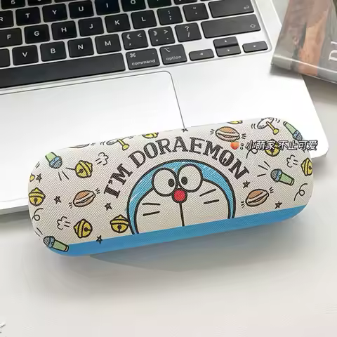 Doraemons Cartoon Anime Glasses Case Portable Fall Prevention Girl Myopia Storage Box Student Gift Anime Merchandise