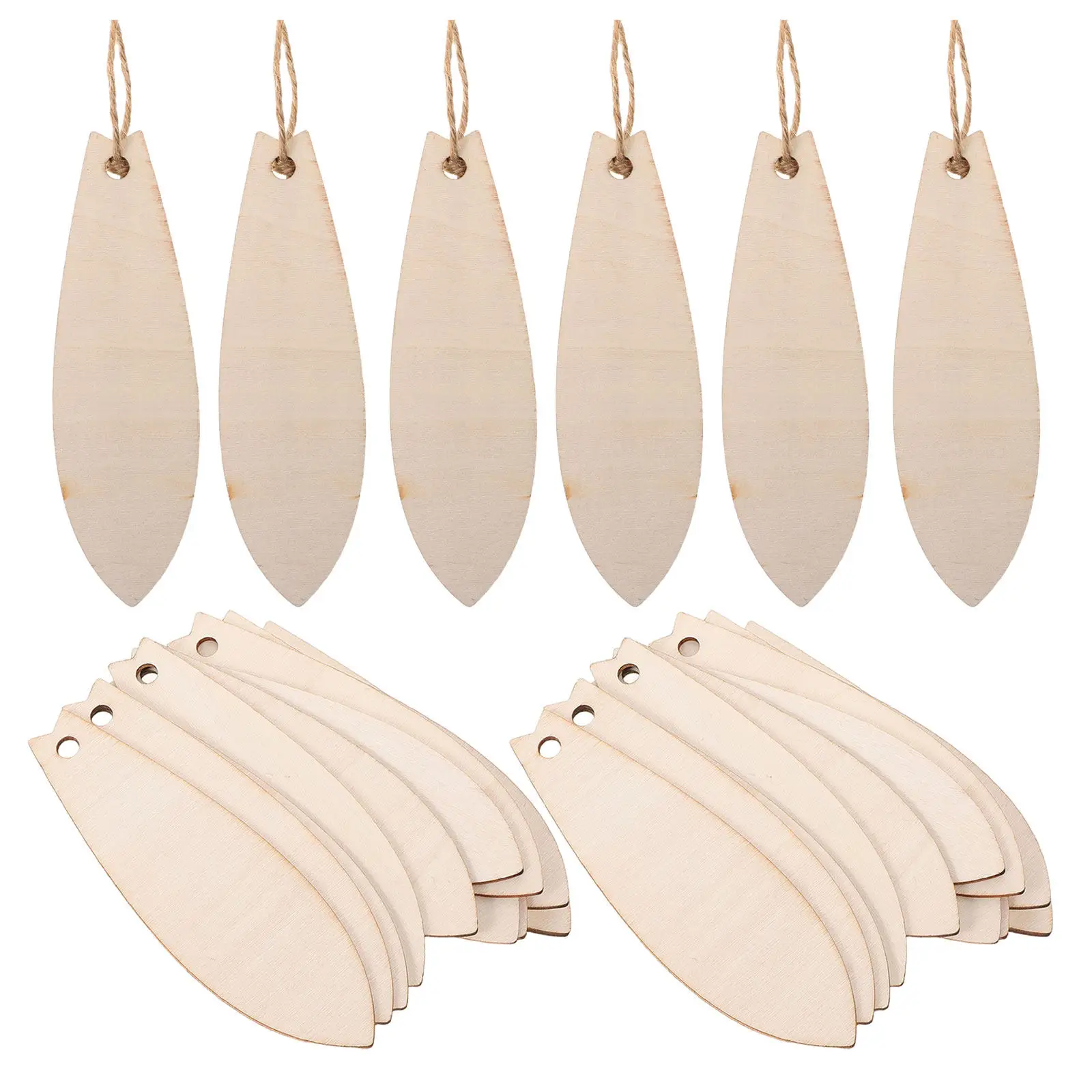 

60 шт. Неокрашенные деревянные заготовки для серфбордов, деревянные украшения для серфбордов, поделки из дерева своими руками, для летних пляжных вечеринок в стиле Гавайи Луау