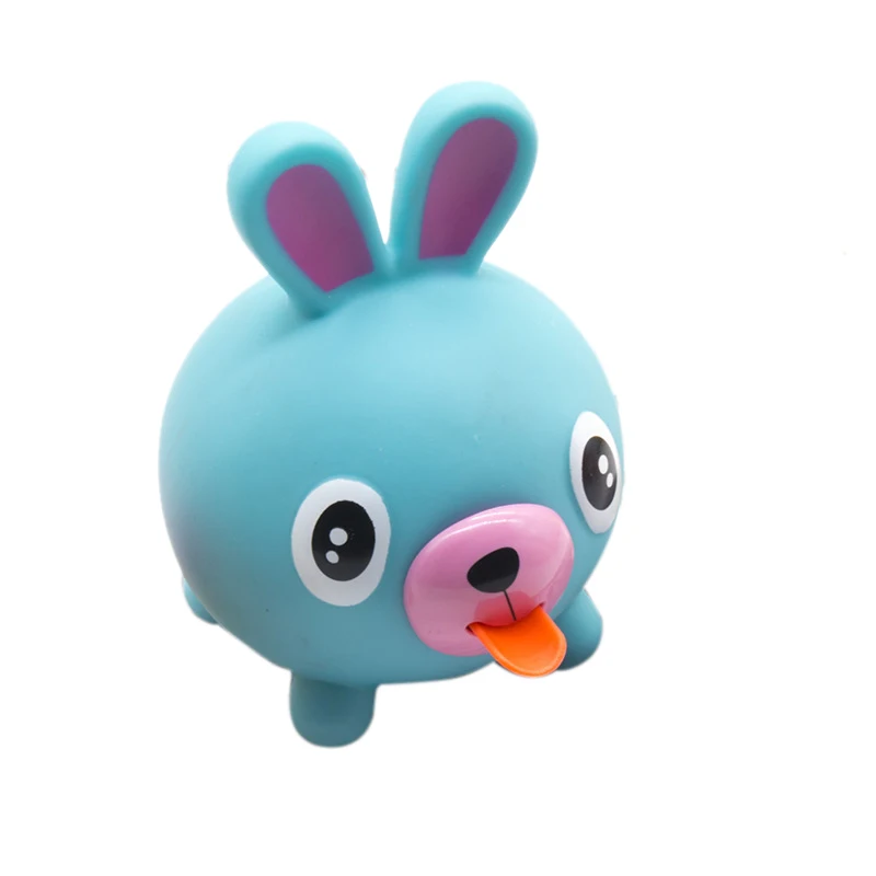 

Creative Cute Animal Screaming Tongue Sticking Out Stress Reliever Toy Vocal Doll Screaming Toy Talking Gift Children(B)