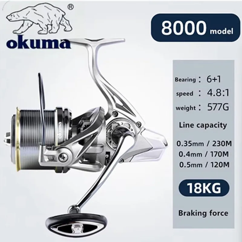 new okuma reels 2018 Azores Blue Saltwater Spinning CB Spinning Reel Sierra-X Fly Reels