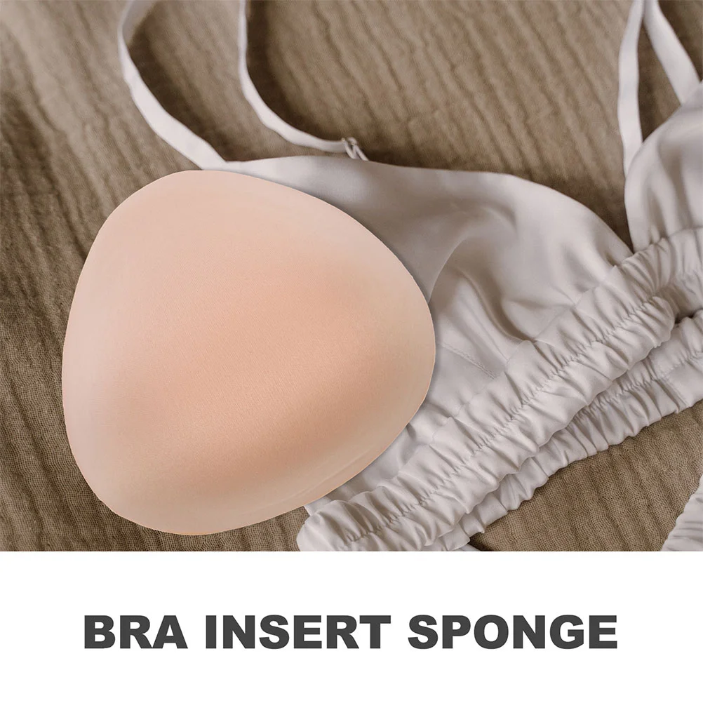 Chest Pad Triangular Sponge Prosthetic Breast Women's Sponges Ladies Bras Padding Supply