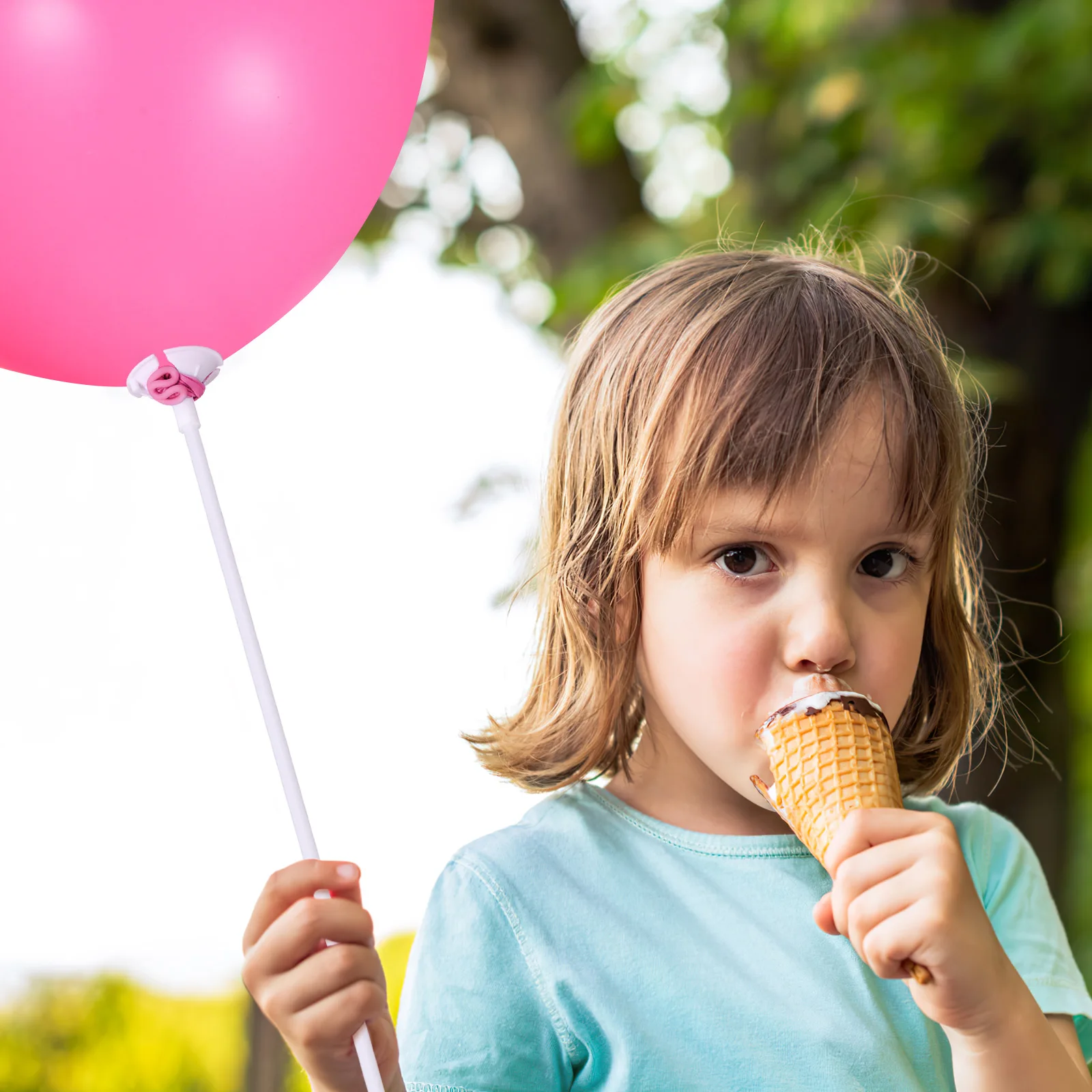 

50 Pcs Cups Stick Holders Birthday Reusable Ideal Weddings Carnivals Festivals Balloon Sticks Tools Balloon