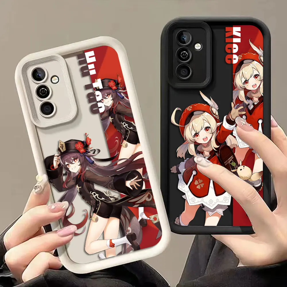 

Genshin Impact Hu Tao Kiee Cover Phone Case For Samsung Galaxy S26 S25 S24 S23 S22 S21 FE S20 ULTRA PLUS TPU Case Funda Shell