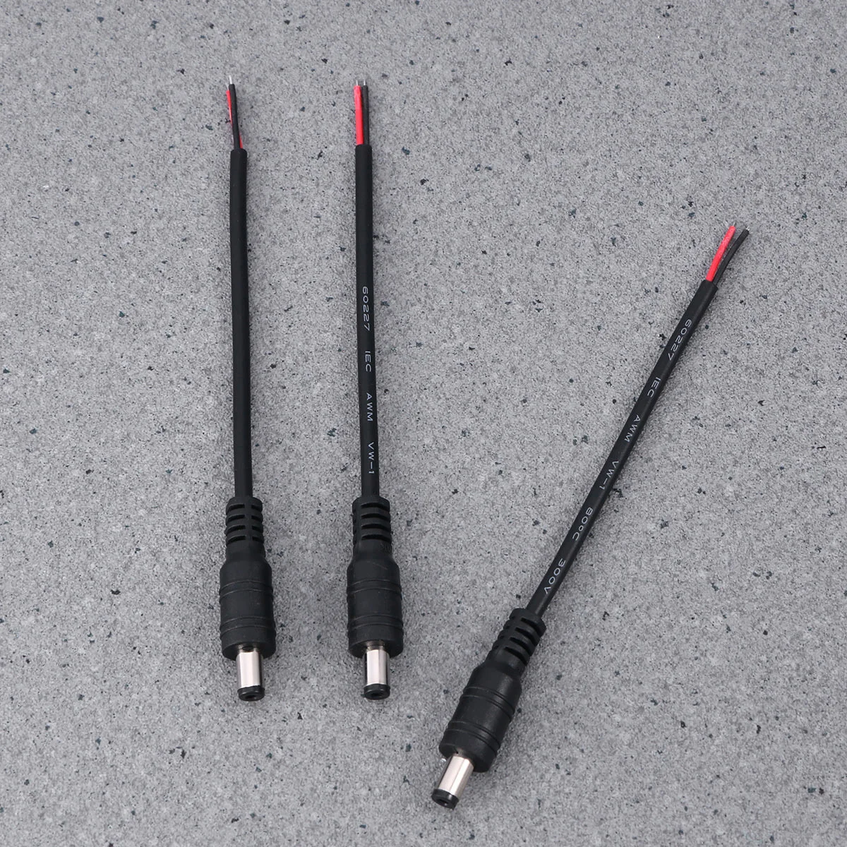 

10Pcs 5.5x2.1mm Dc Connector Plug Cable Jack Adapter for 12V Cctv Camera Security Video Supplies Dc Power Connector