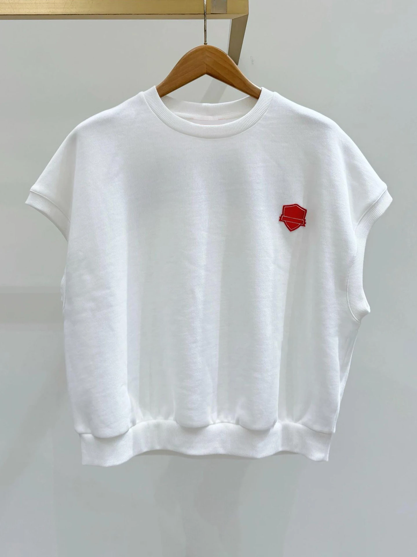 

M Home Nan You High End Women's Casual Knitted T-irt Pullover Top Versatile Summer Faion Commute Sle ort Sve round...