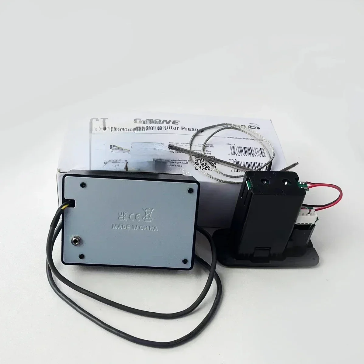 

Shop Bo-Hong Store-Hot Sale-Cherub G-Tone Series Acoustic Guitar Preamp GT-3 Piezo Pickup 3-Band EQ Equalizer LED Tuner Black