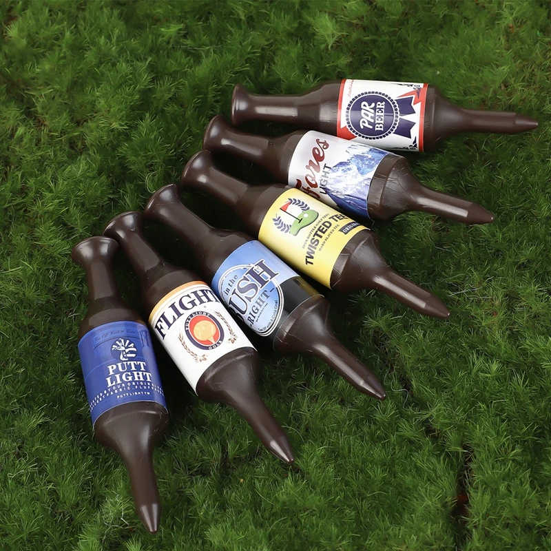 6 Pack Golf Tees Beer Bottle Handmade Funny Golf Gifts Durable And Recyclable Plastic Golf Tee Accessories