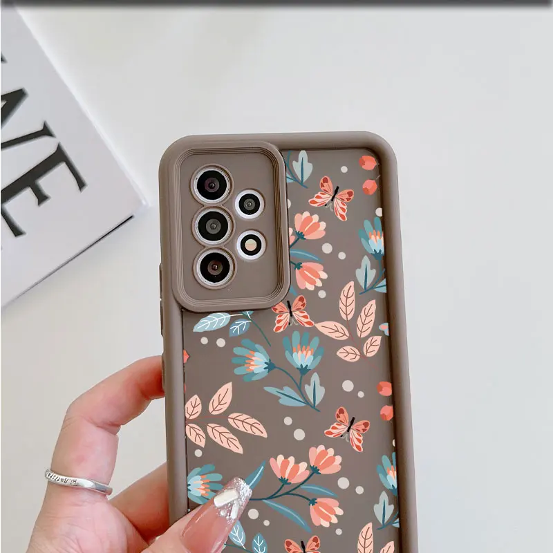 Leaf Fasion Case For Xiaomi Redmi Note 12 11 10 9 Pro 5G 10C 9s 9A 9C 9T K40 K50 All-inclusive Anti-drop Soft Cover Coque