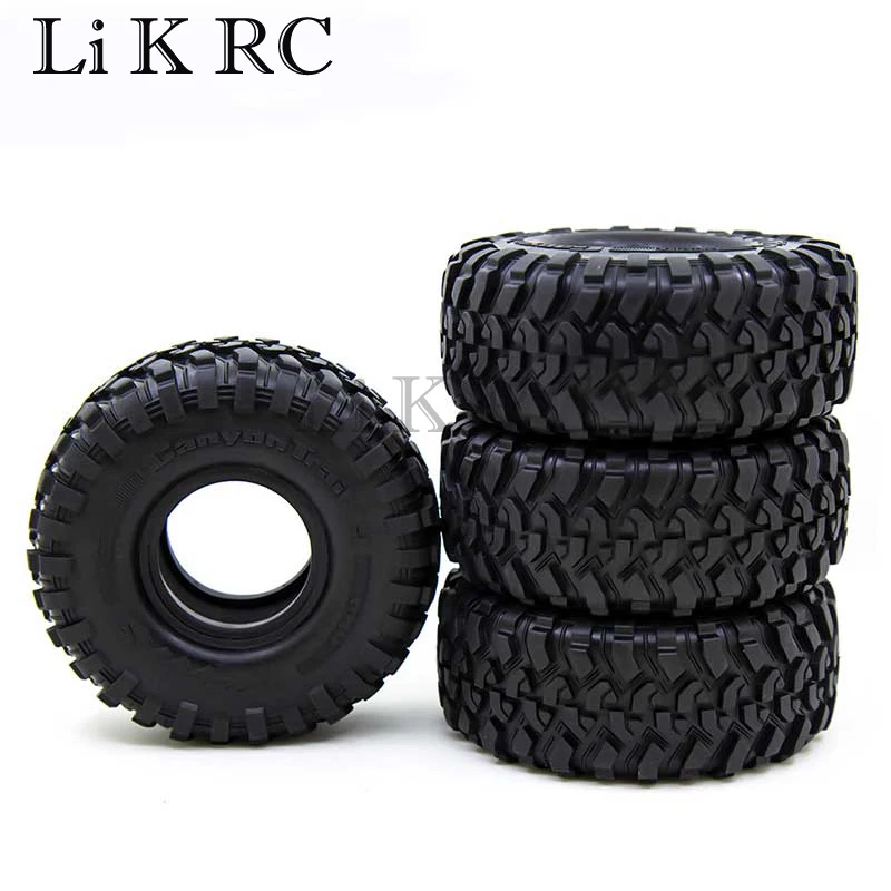 

Rubber 1.9Inch Rubber Rocks Tyres/Wheel Tires 120*50MM for 1:10 RC Crawler Car Axial SCX10 III AXI03006 TRX4 Yk4102