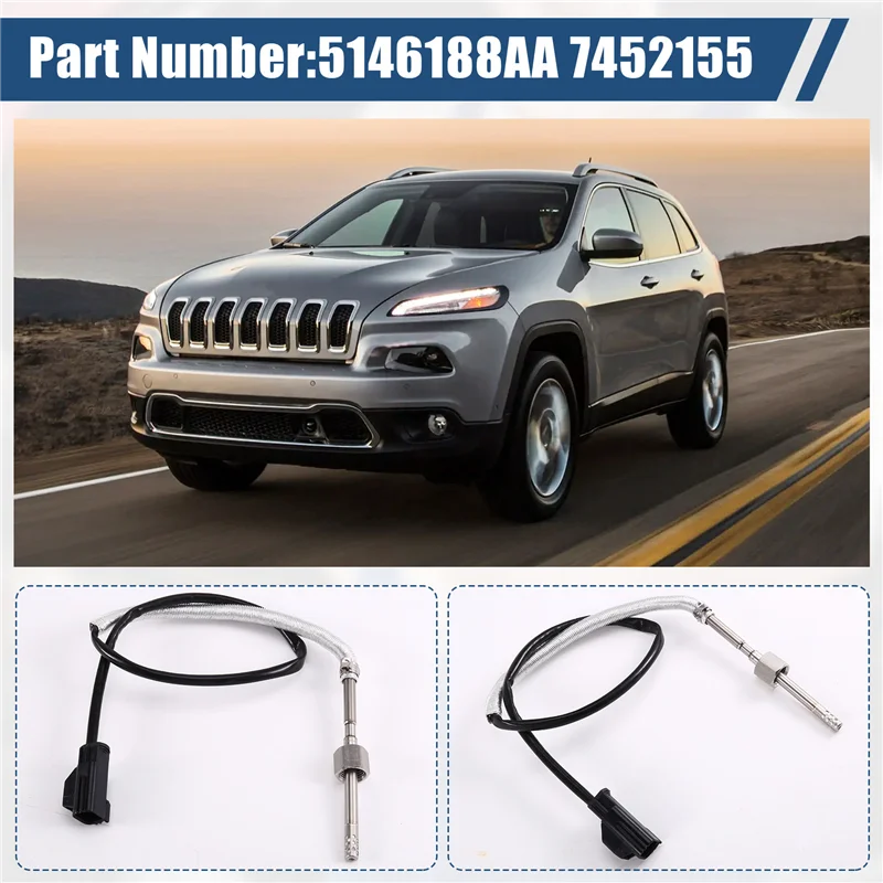 Hot Selling-For DODGE JEEP Compatible Exhaust Gas Temperature Sensor EGT 5146188AA 7452155,For DODGE JEEP Comp