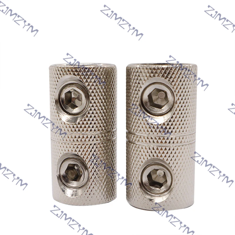 

2pcs 0 4 8 Gauge Wire Audio Car Brass Terminal Butt Connectors Car Stereo Power or Ground Wire Splice Coupler