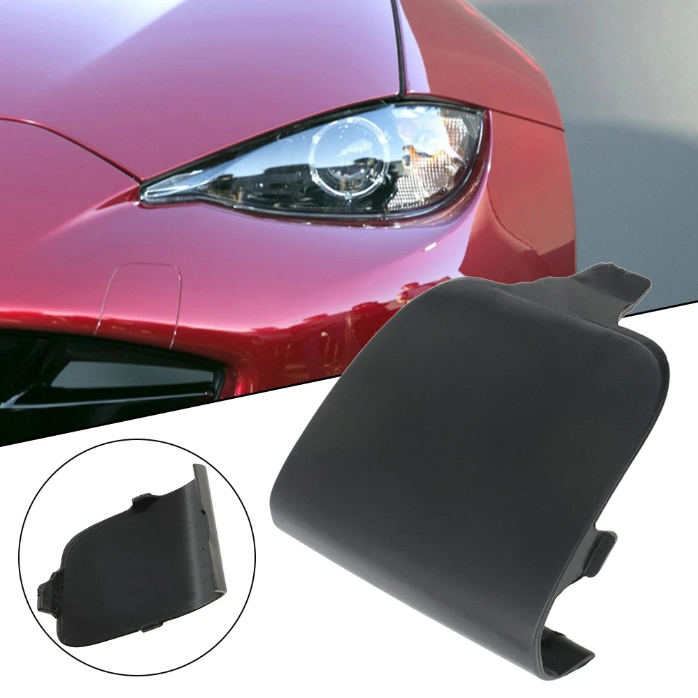 1pc Front Bumper Towing Hook Eye Cover N243-50-A11-BB Front Trailer Cover For Mazda MX-5 For Miata 2016-2021 Replacement