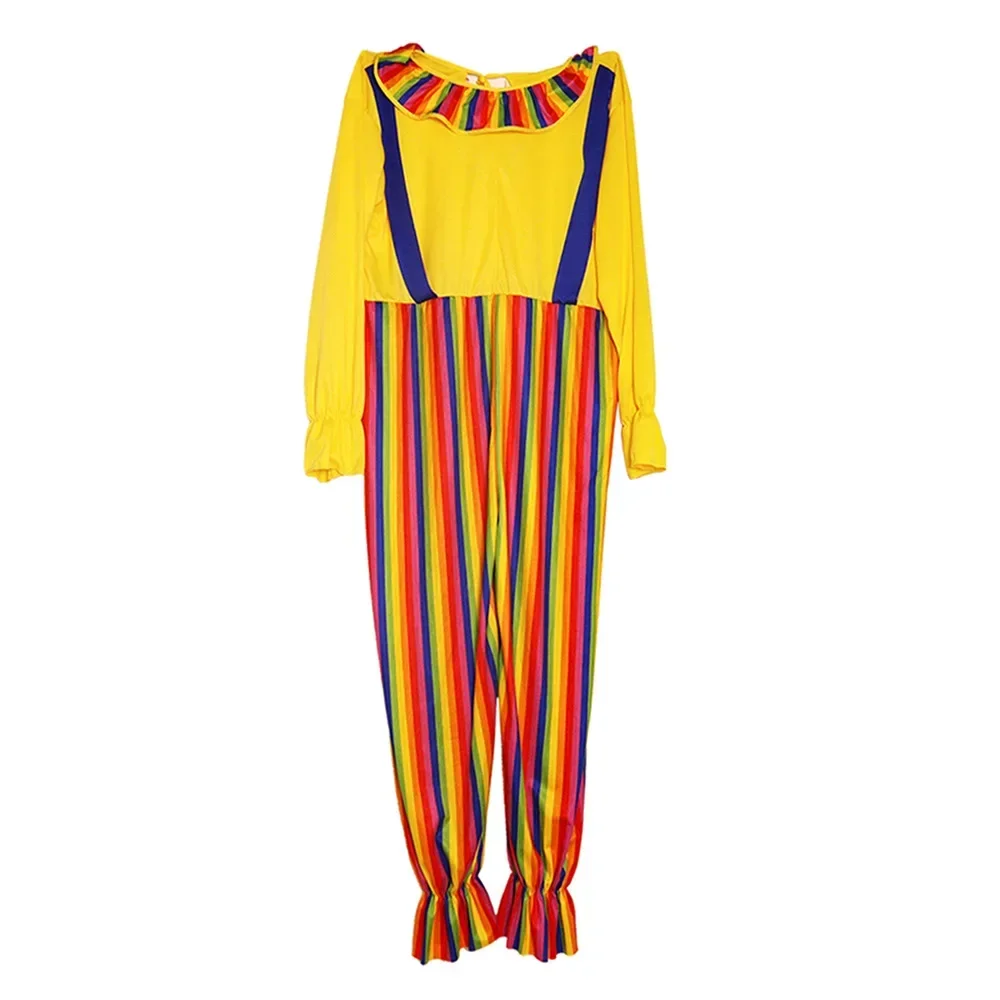 Combinaison de jeu de Bloun d'Хэллоуин, костюм для взрослых, костюм клоуна Cirque Colorful Adté au Carnaval
