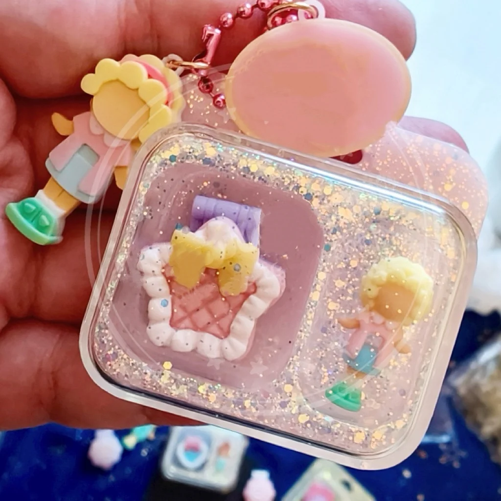 Miniature Figure Resin Casting Mold Silicone Mold Accessories Resin Liquid Mold Resin Keychain Silicone Mold Resin Mold