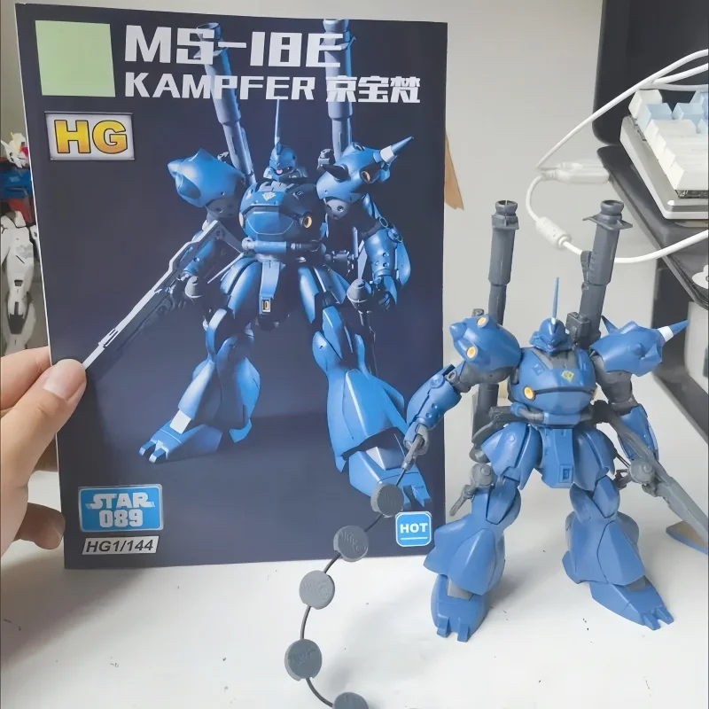 2024 Star-Jjbf New 1/144 Kampfer Ms-18e New Factory Jbf Combination Model Toy Collectib Desktop Ornament Children Birthday Gift