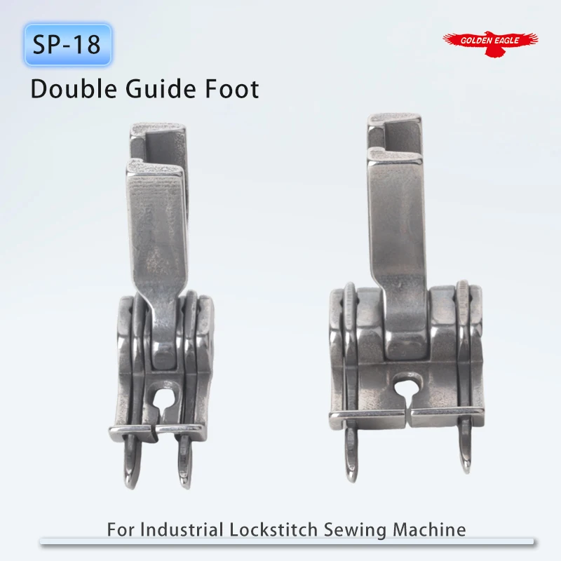 SP-18 Right Left Doule Edge Guide Presser Foot For Industrial Single Needle Lockstitch Sewing Machine Accessories Pressure - view 3