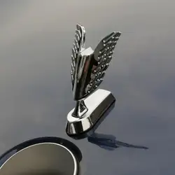 Hood Ornament Wings Metal Angel Wings Front Hood Car Sticker 3D Emblem Car Logo For Trucks Vehicle Sedans Minivans decorate