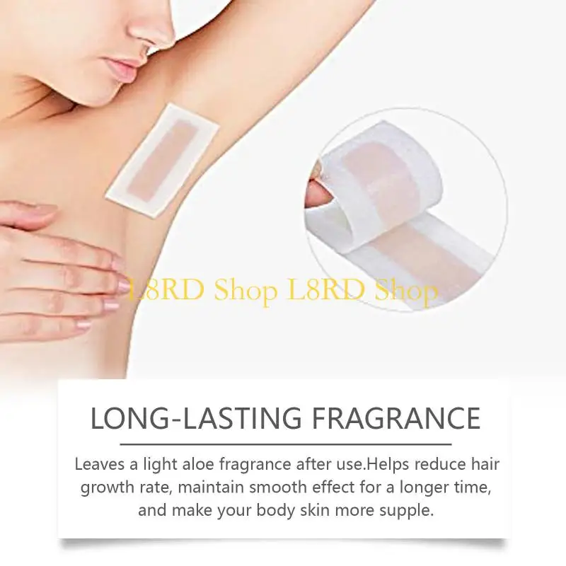 L8RD Natural Resin And Vitamin Infused Wax Sheets For Effective Body Hair Removal