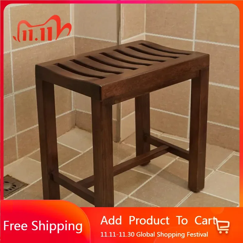 

Stools Solid Wood Bathroom Chairs Shower Bench Seat Stool Bathroom Chairs Elderly Designer Articulos Para El Hogar Furniture