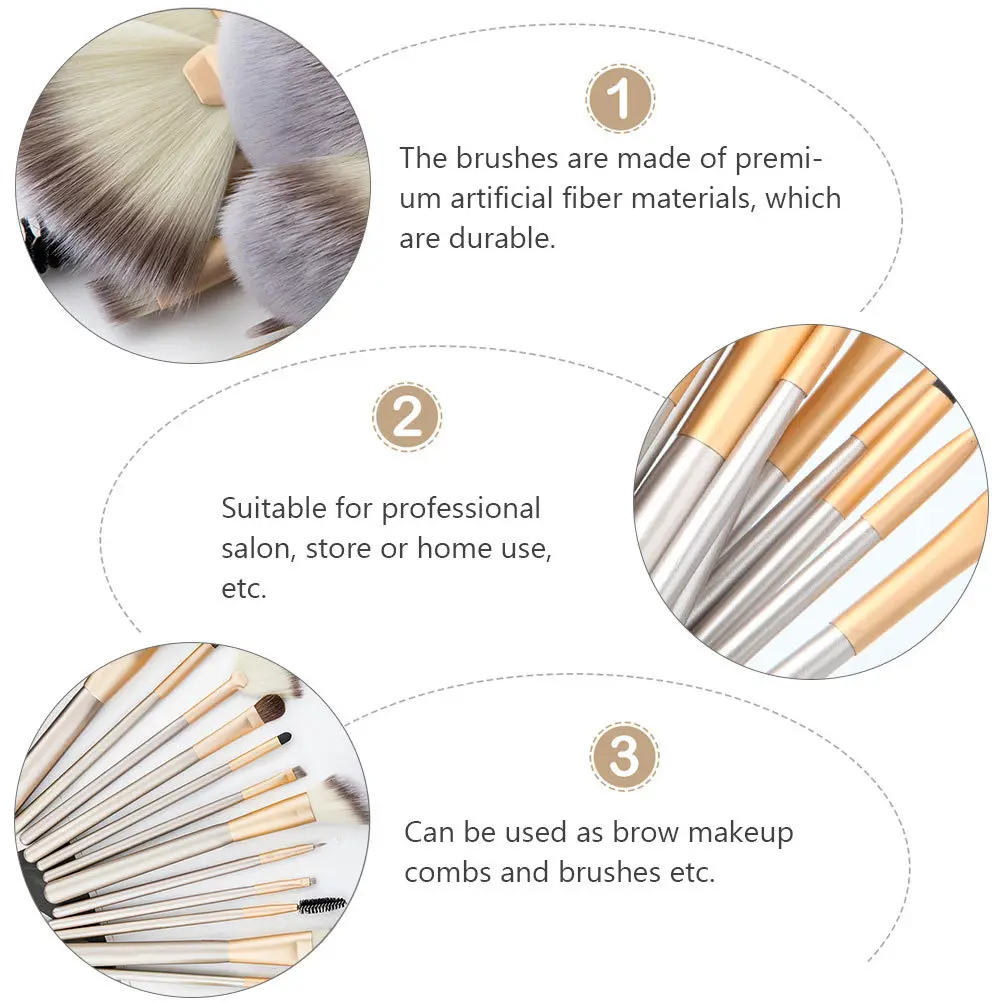 1 conjunto de pincéis de maquiagem conjunto rímel sobrancelha pente escova kit durável fibras de náilon ferramentas de maquiagem profissional para sobrancelhas precisas