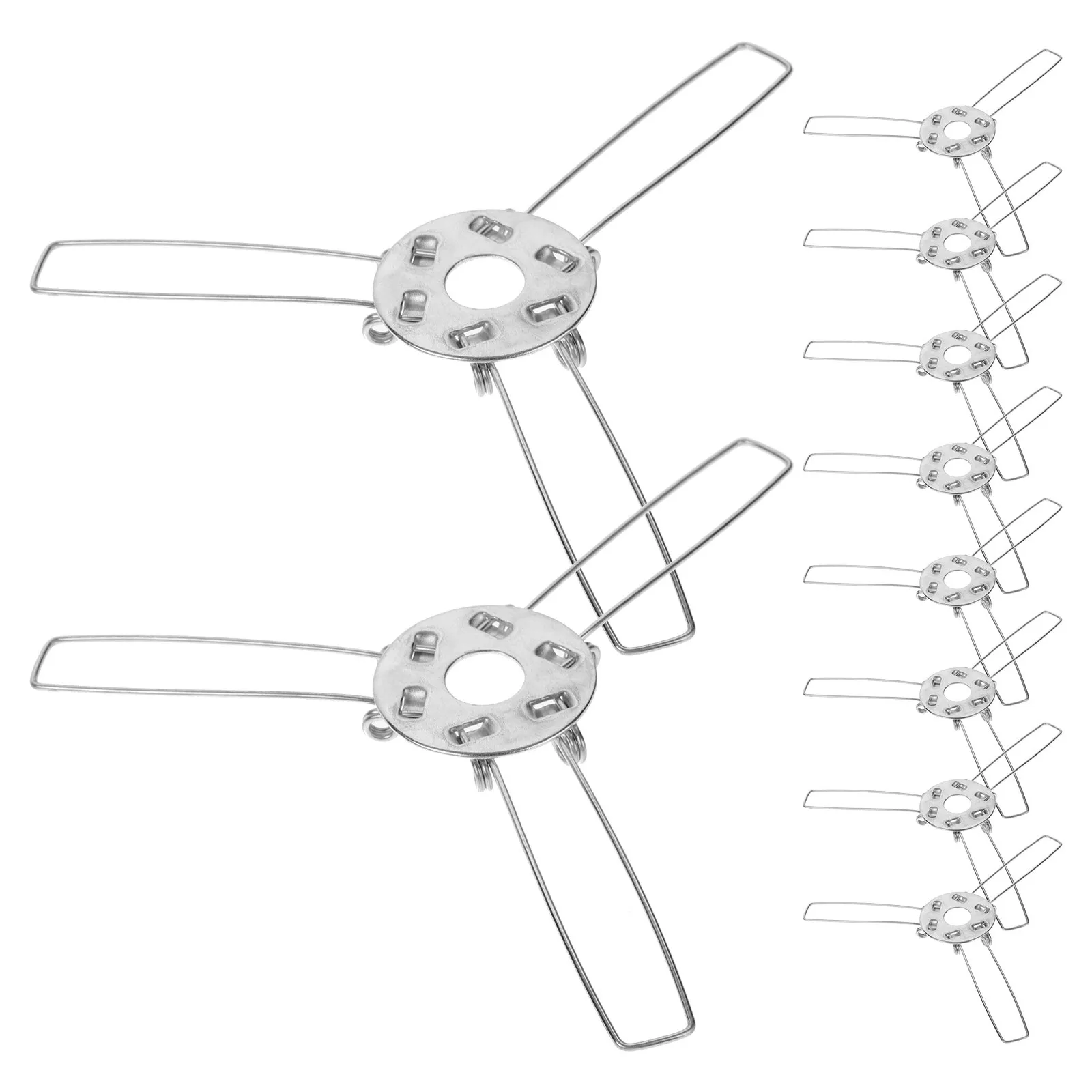 10 pçs abajur primavera clipes durável elástico sombra adaptadores forte força de fixação fixadores para pingente lâmpadas de mesa de parede