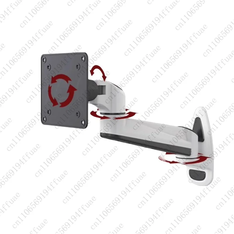Gibbon Monitor Monitor Arm Wall-Mounted Lift & Rotate Pneumatic Arm Hovering Computer Screen Wall Mount Tool