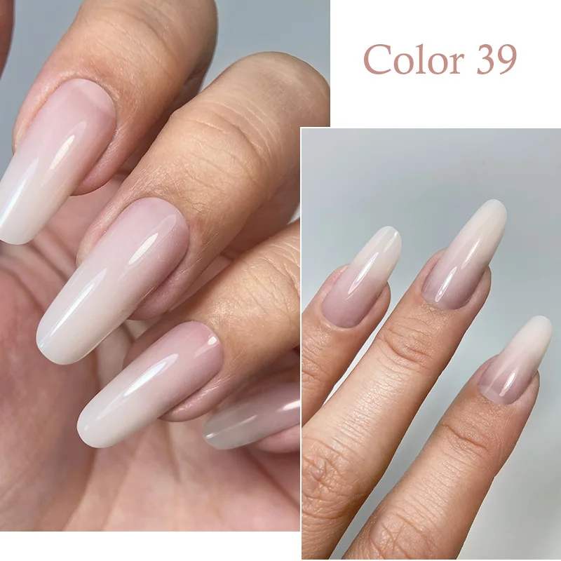 Żel do przedłużania paznokci MSHARE Poly Nail Extension Gel TPO Hema Free Milky White Nails 60g Kamuflaż do przedłużania paznokci Szybkie budowanie paznokci 60ml