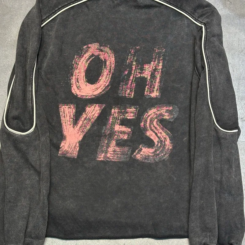 2025 خريف جديد الصناعة الثقيلة جديد الترتر طباعة الكرتون الأرنب طاقم الرقبة البلوز السيدات فضفاضة عادية لطيف معطف هوديس #6