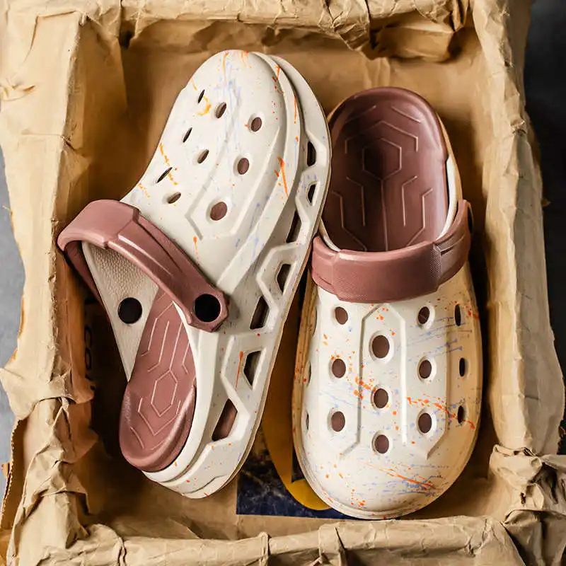 

Женские летние китайские сандалии-кроссовки с круглым носком, нескользящие, для бега, джоггинга, шлепанцы, спортивные