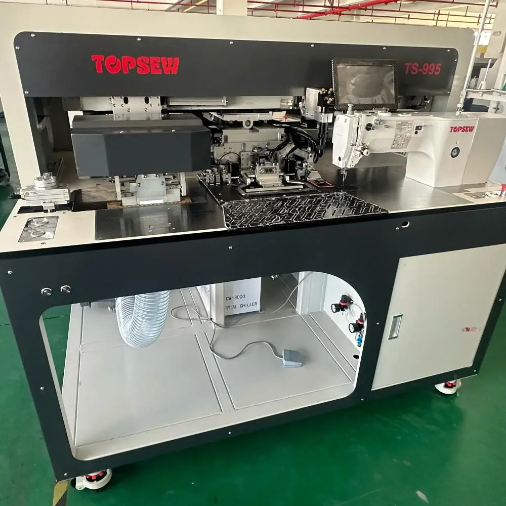 ATV&UTVTOPSEW Fully Automatic Laser Integrated Pocket Welting Sewing Machine Free Switch One Two Time Sewing 150-180pcs/h