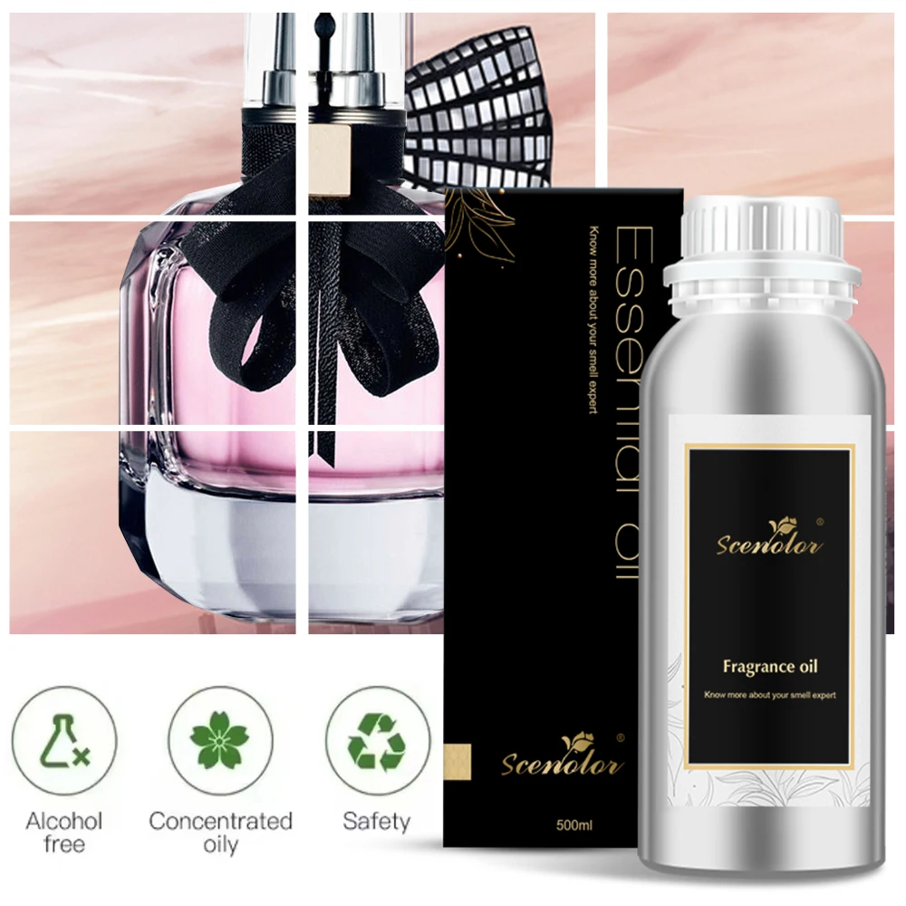 500ML Unrefined Pure Plant Essential Oils Revase Paris Perfume Oil For Home Hotel Office Shop Fragrance Oil For Diffuser Oil