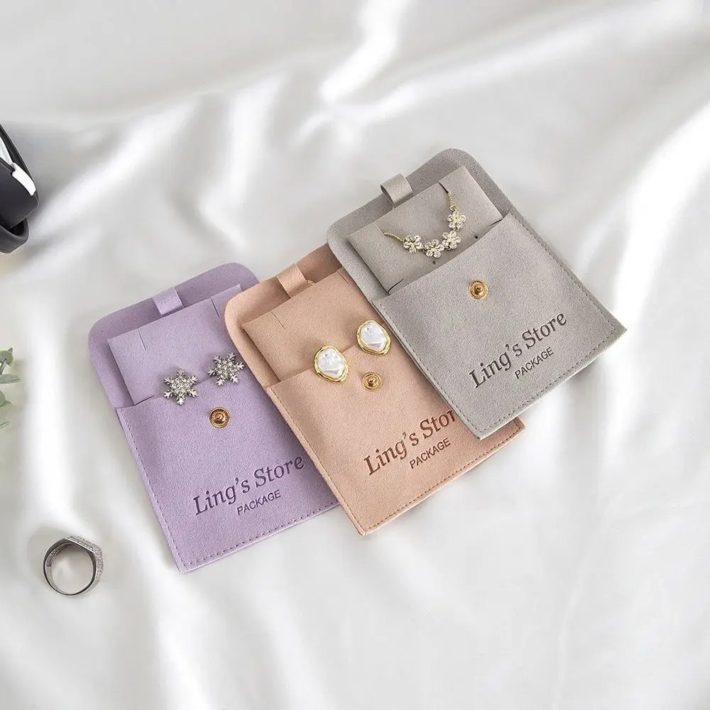 

Мешочек на кнопке из микрофибры для хранения карт, личных аксессуаров и ювелирных украшений, вкладыш-органайзер на кнопке