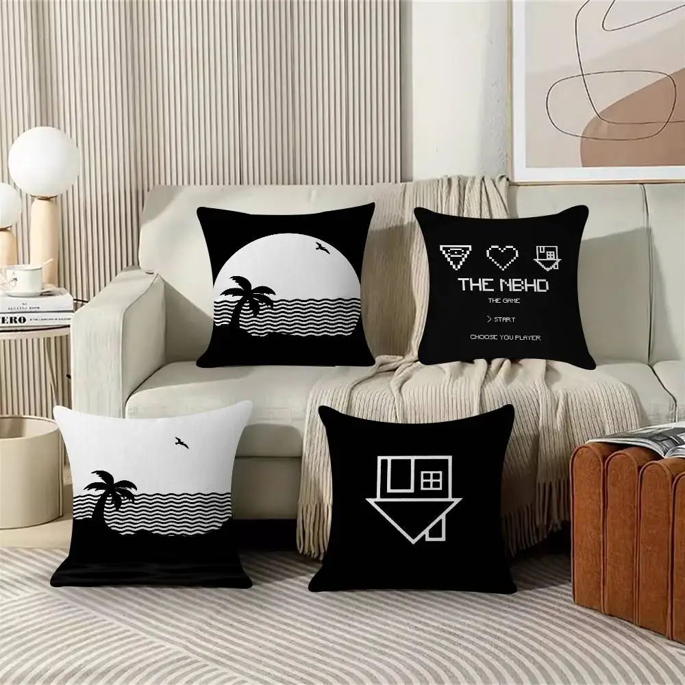 Band The Neighborhood TNBH Pillow Gift Home Office Decoration Bedroom Sofa Car Cushion Cover Case 45x45
