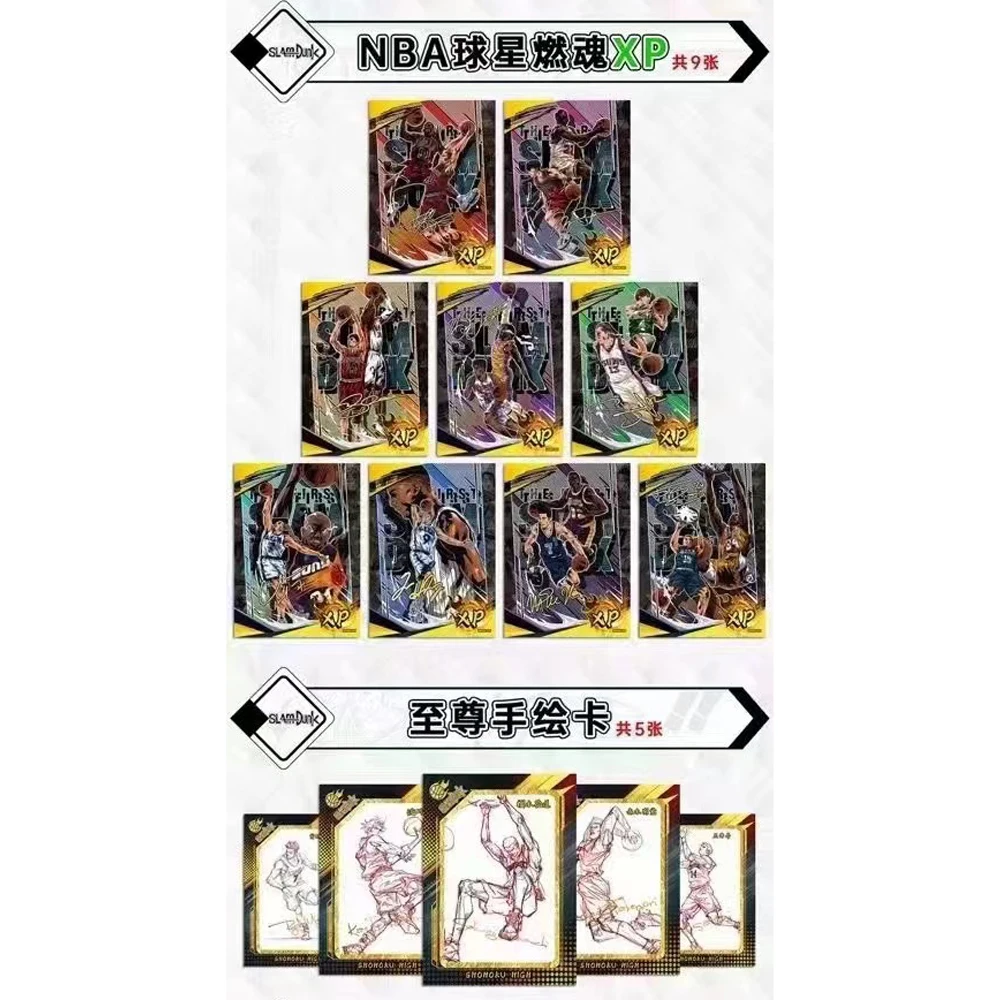 Slam Dunk Collection Basketball Figure Cards Anime TCG Rare and Limited Collection Signature And children\'s birthday party gifts