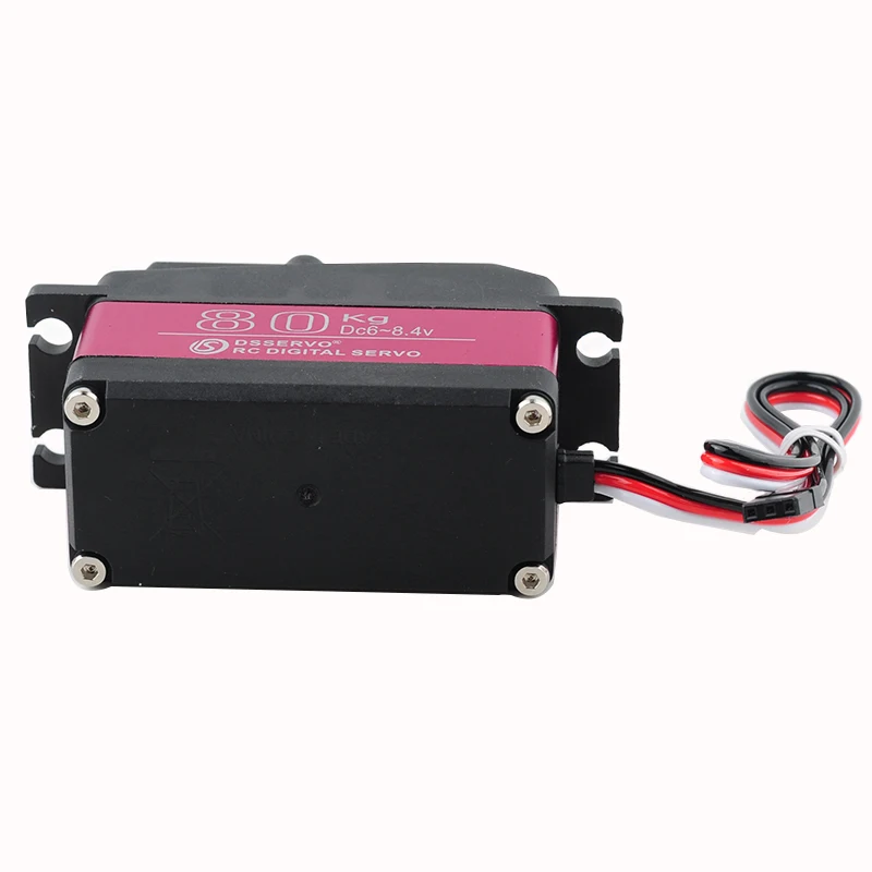 DS5180 กันน้ํา IP66 Digital Servo 80KG 7.4V มอเตอร์โลหะหุ่นยนต์ Servo 180/270 องศาแรงบิดสูง 18T สําหรับ RC รถ