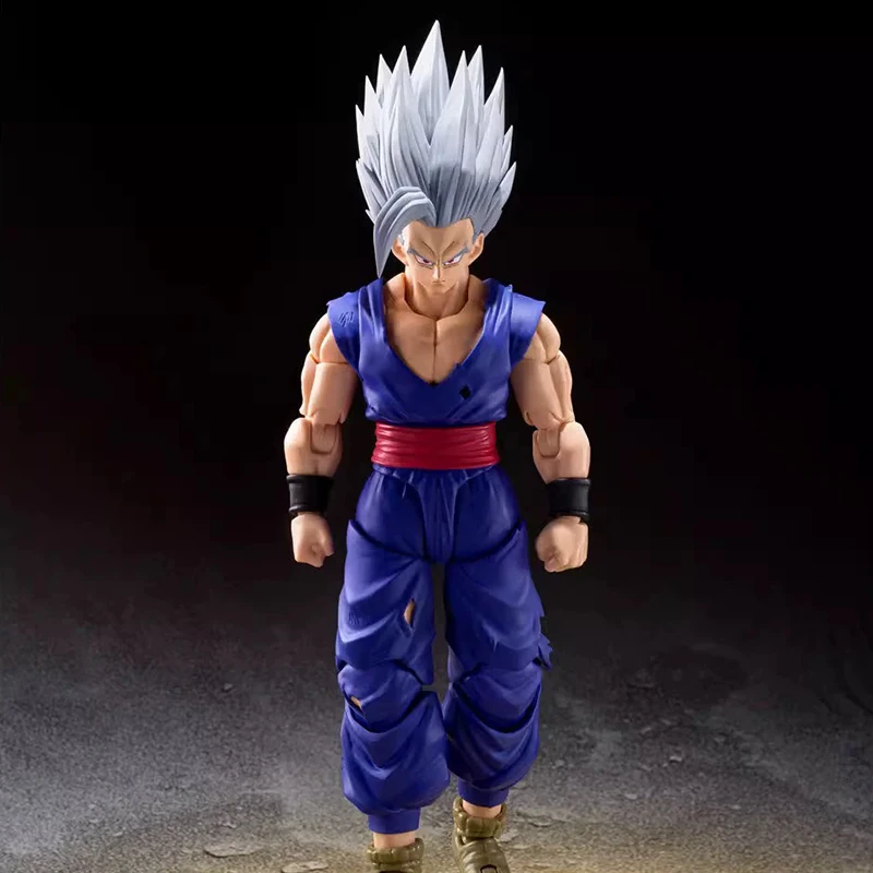 شكل حركة الوحش Shf Dragon Ball Gohan ، مجموعة دمية متحركة من كلوريد البولي فينيل ، ألعاب أنيمي ، تمثال سوبر سايان ، هدية ، 17