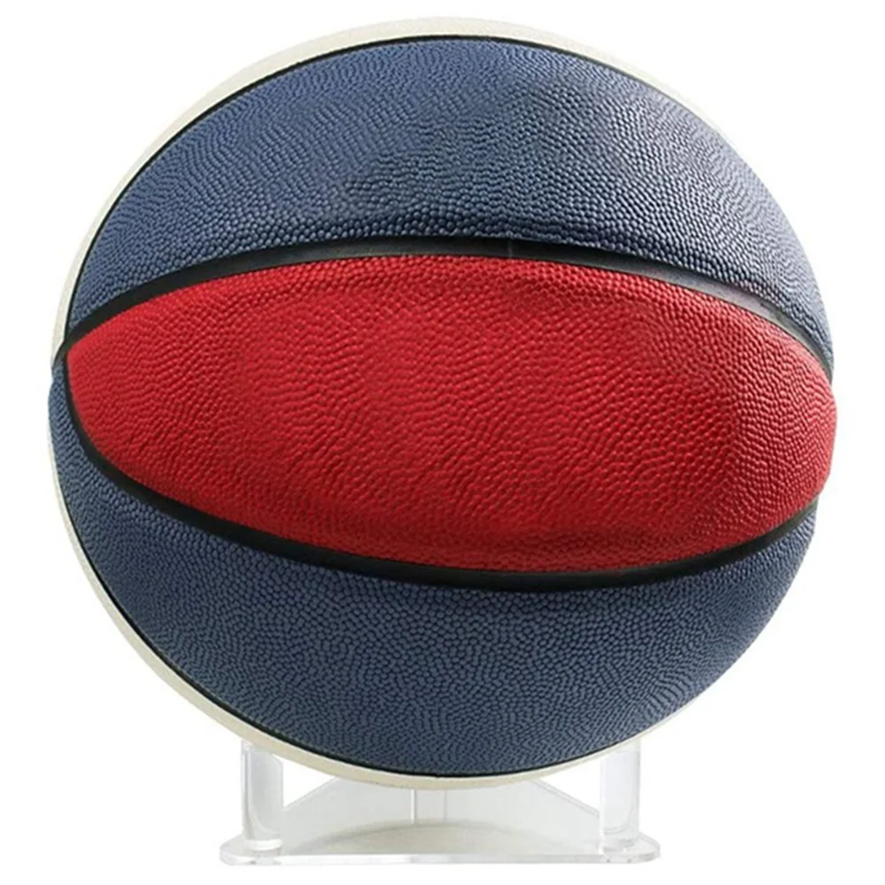 2X Acrylic Ball Stand - Holds Footballs, Basketballs, Volleyballs Or Soccer Balls - Display Stand Or Holder-B61B