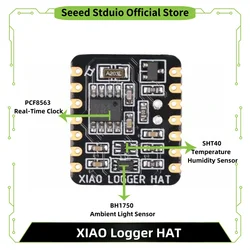 XIAO Logger HAT - A tiny temperature, humidity and light add-on module for XIAO with RTC and battery voltage monitoring